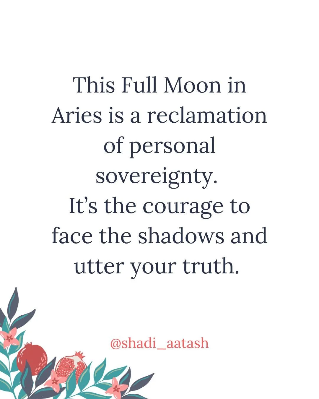 A Full Moon ruled by Mars, which is currently sitting in Scorpio, alongside Mercury and Black Moon Lilith:
👇🏽
a powerhouse of energy to face something head-on, a truth about yourself that you are avoiding or suppressing.

This lunar energy brings i