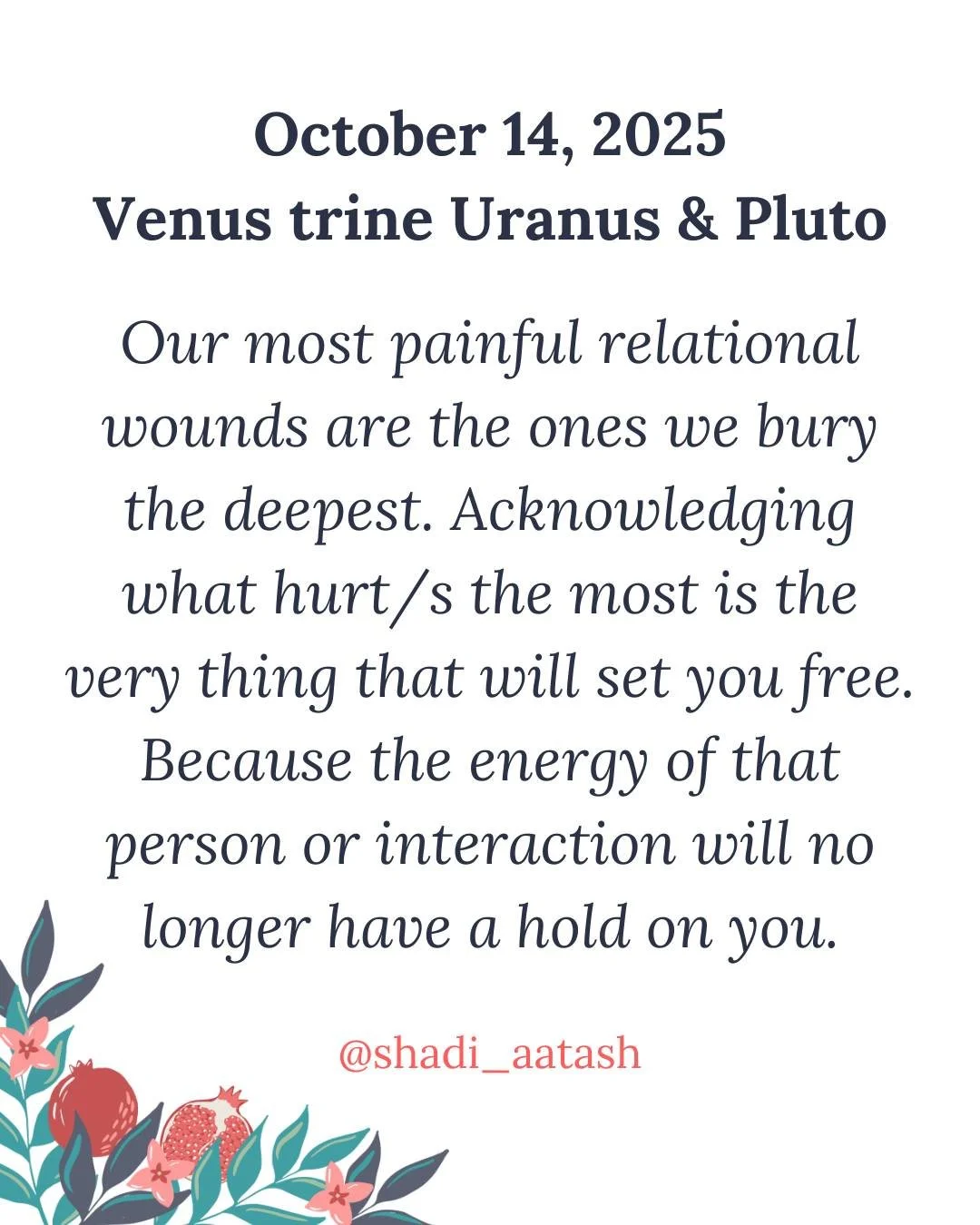 Healing does not happen in isolation. Growth is relational. Our most difficult relationships (past or present) point to something deep within our shadows that needs tending to. 

Actively healing relational wounds means to first sift through the shad