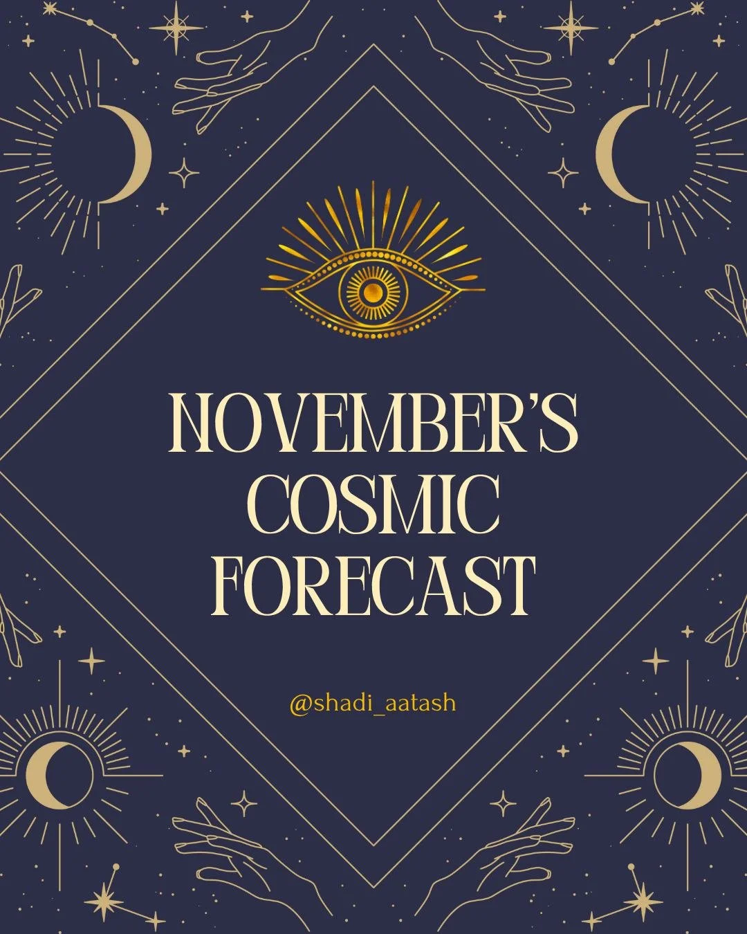November is one of the most active months in the sky this year, but the energy isn&rsquo;t chaotic- it&rsquo;s transformative. 

With retrograde Mercury weaving between Sagittarius and Scorpio, Venus diving into Scorpio&rsquo;s depths, Mars charging 