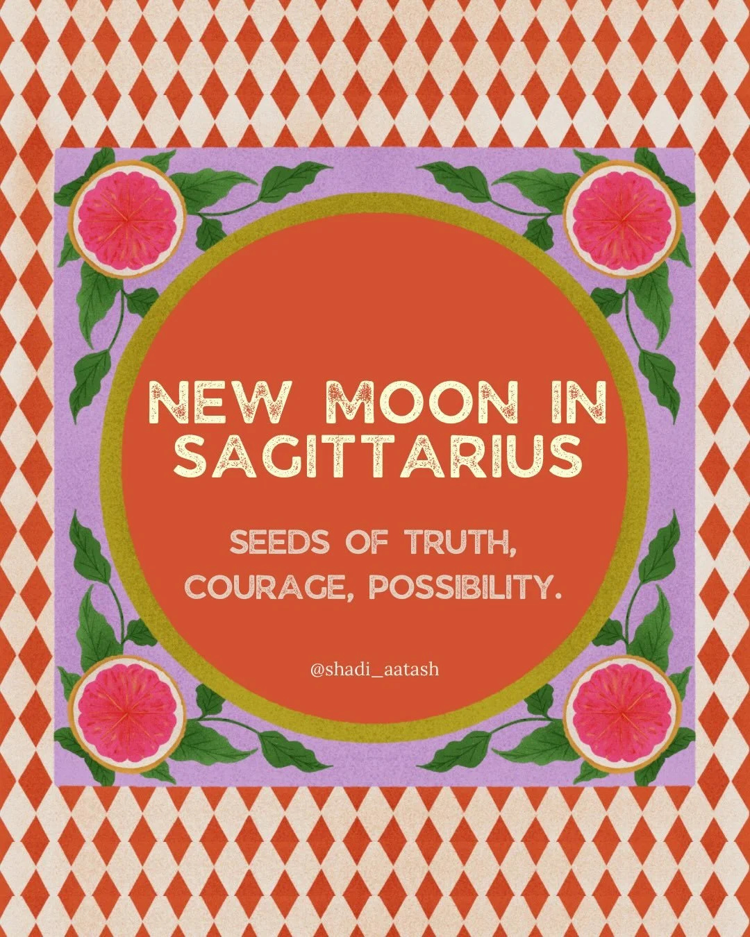 December 19, 2025, 8:43 pm ET.

💥 Planting bold intentions
💥 Releasing self-limiting illusions 
💥 Shifting into truth, courage, and possibility

This lunation conjunct Venus and square Saturn + Neptune is the time for expanding beliefs, clarifying