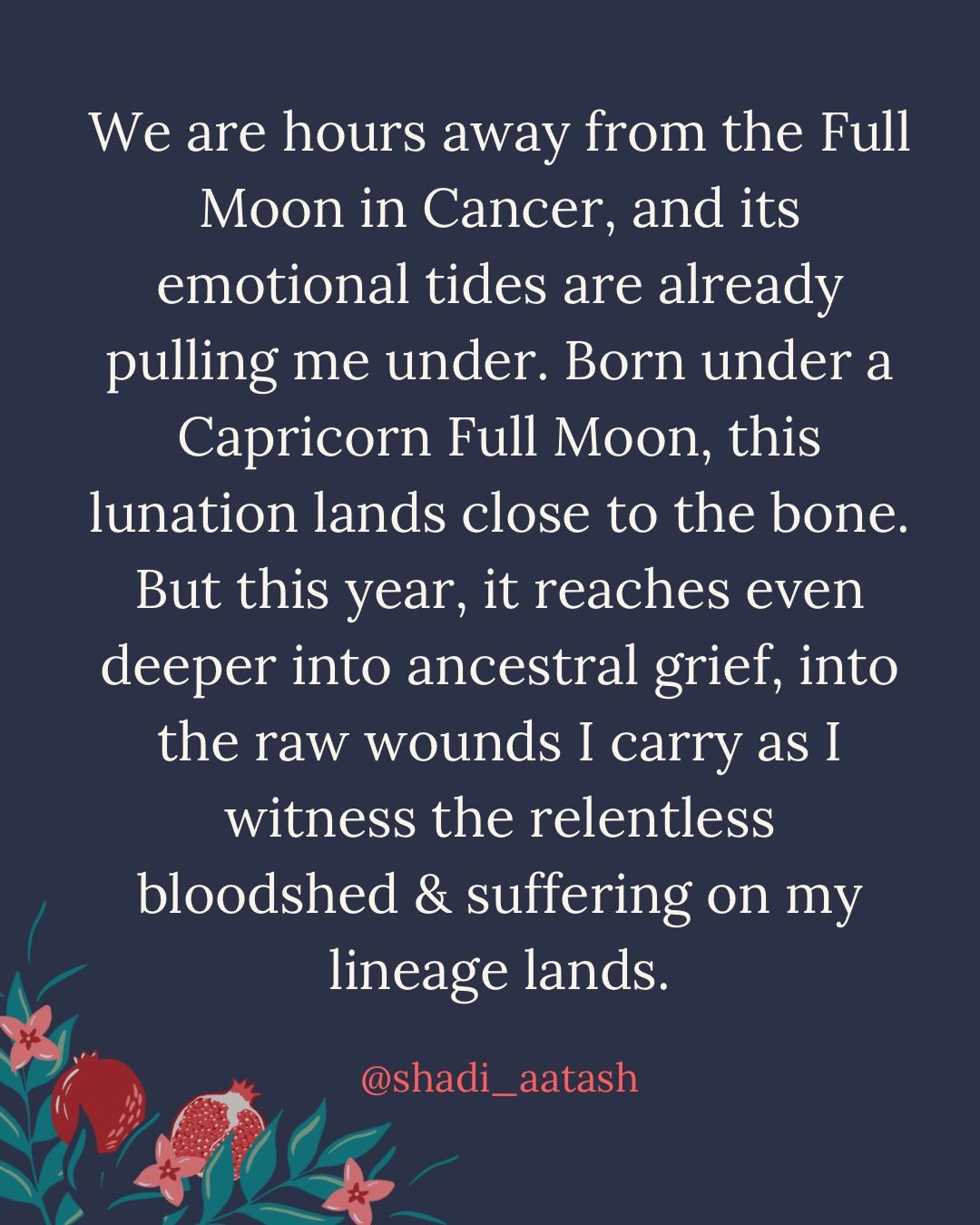 Letting the floodgates open. Bare beneath this Full Moon, I surrender to the turbulent waters, ready to be reborn, carrying the echoes of those who came before me.

I will rage on your behalf. 
I will grieve on your behalf.
I will heal on your behalf