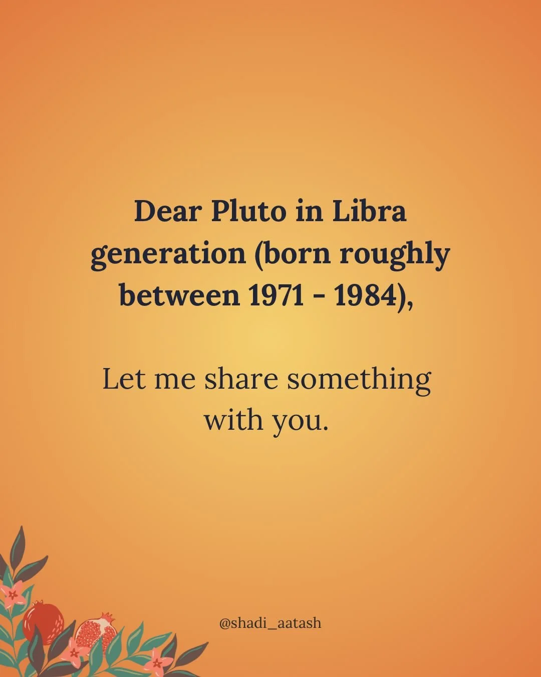Phew&hellip;a lot of growing pains for us Pluto in Libra folks. 🫠

That Pluto square really did a number on me over the last decade. So much rupture in friendships. Wiser for it...but still grieving some of those disconnections.

And for many of us,