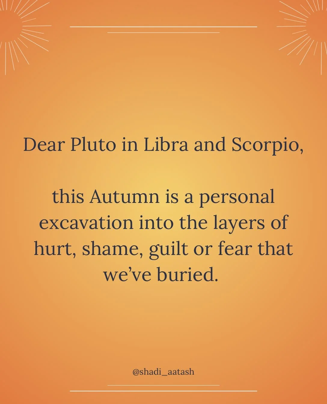 May we free ourselves from what we hide.

No more masks. No more complacency. No more shame. 

Autumn is a threshold back to yourself. 

I&rsquo;m here to walk alongside you as you cross this threshold back home to you.

A few spots left. Link above.