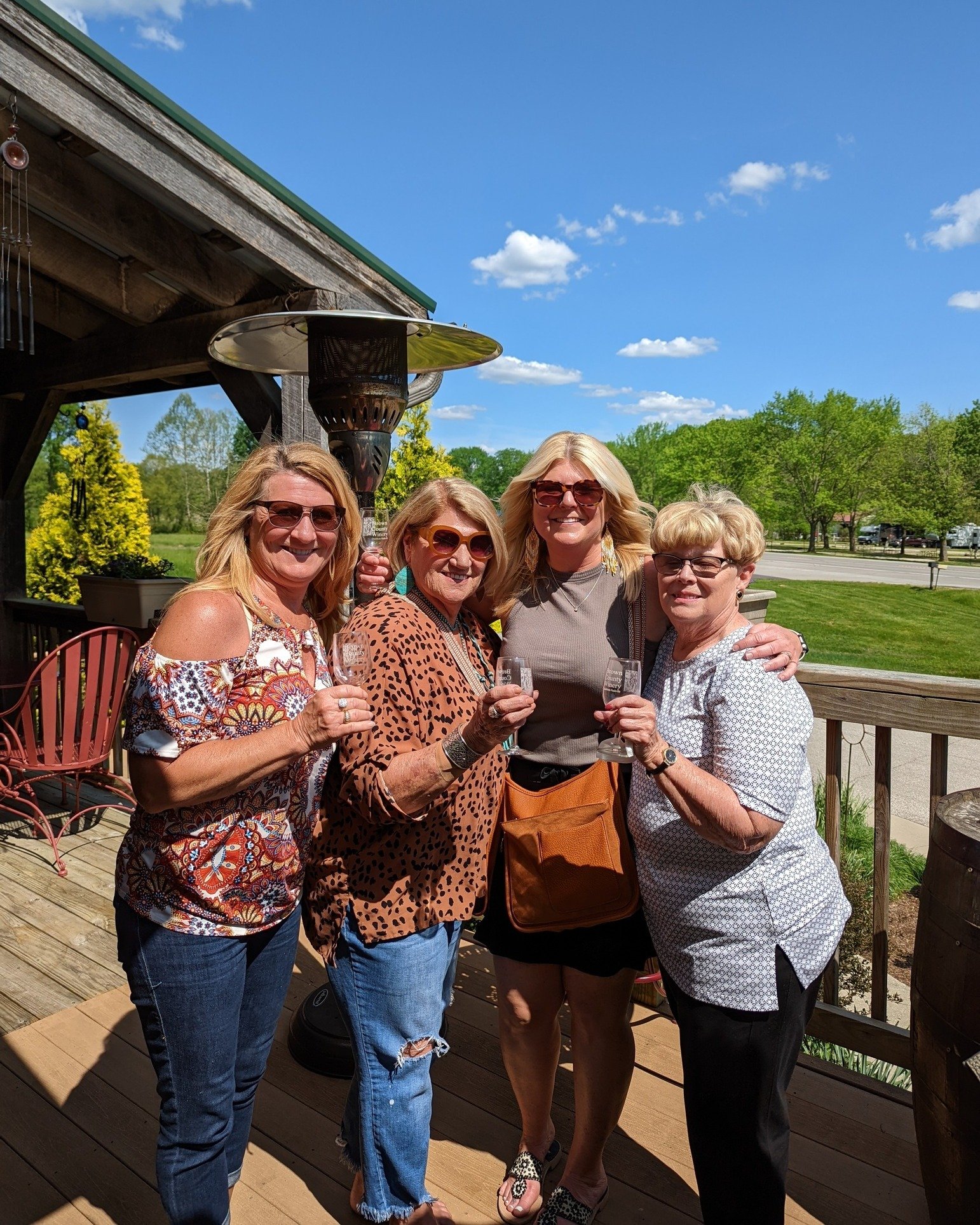 The warm weather is finally here and we have our deck open for you to enjoy it!! ☀️🍷

Come see us at our Winery in Gnaw Bone for a complimentary tasting to help you choose a glass or bottle of your favorite Brown County wine to enjoy outside!  We al
