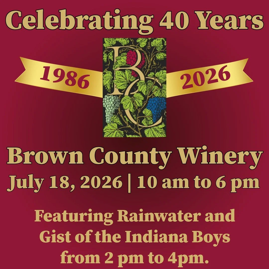 Join us Saturday, July 18th from 10 am - 6 pm.  Featuring music by Rainwater and Gist of the Indiana Boys  from 2 pm - 4 pm.