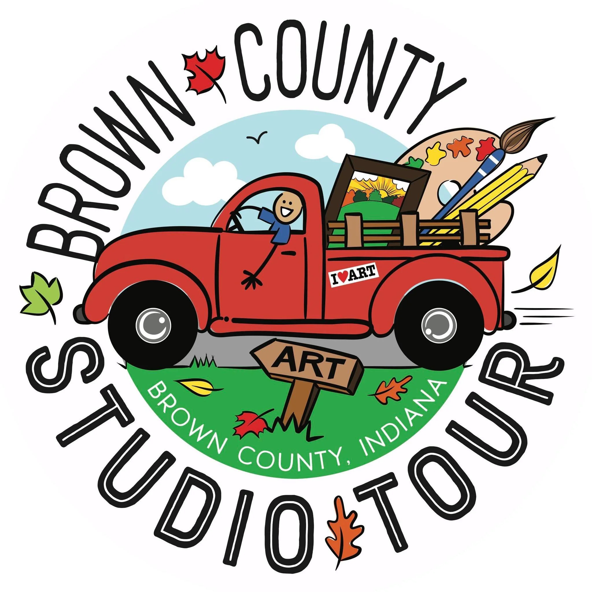It's October in Brown County which means it is time for the @browncountystudiotour  Travel the backroads and visit over 20 artists in their personal studio.  Stop by the winery to pick up a guide and map before beginning your journey.