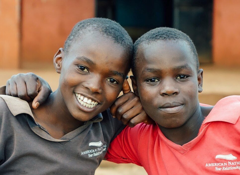 Two boys at City of Hope