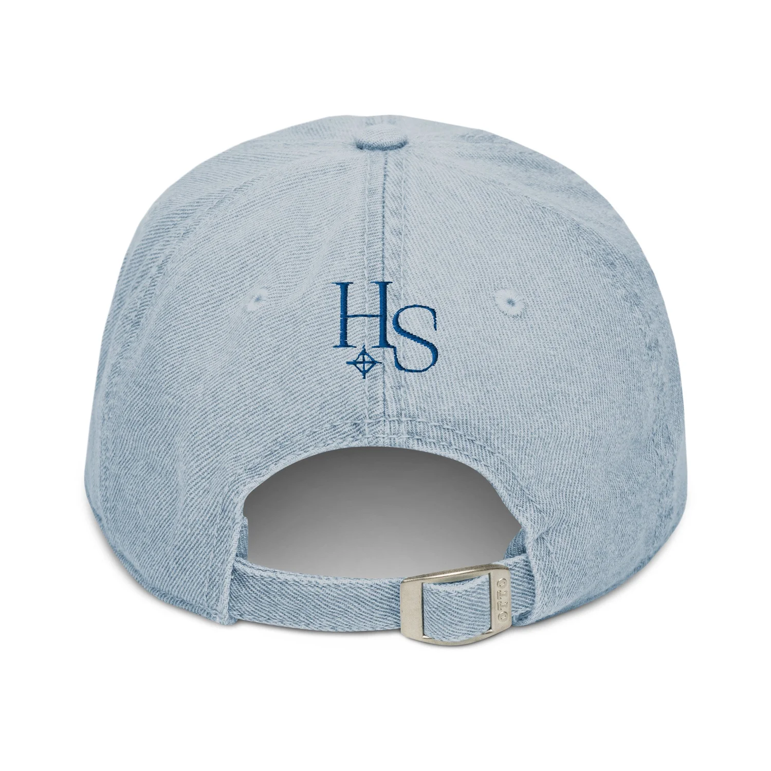 BEST NWT Ba&sh Hissa Cap Denim Blue Strong Logo Casual Cotton Hat - New Logo on Vintage Washed Canvas - NSS CDS main image 2