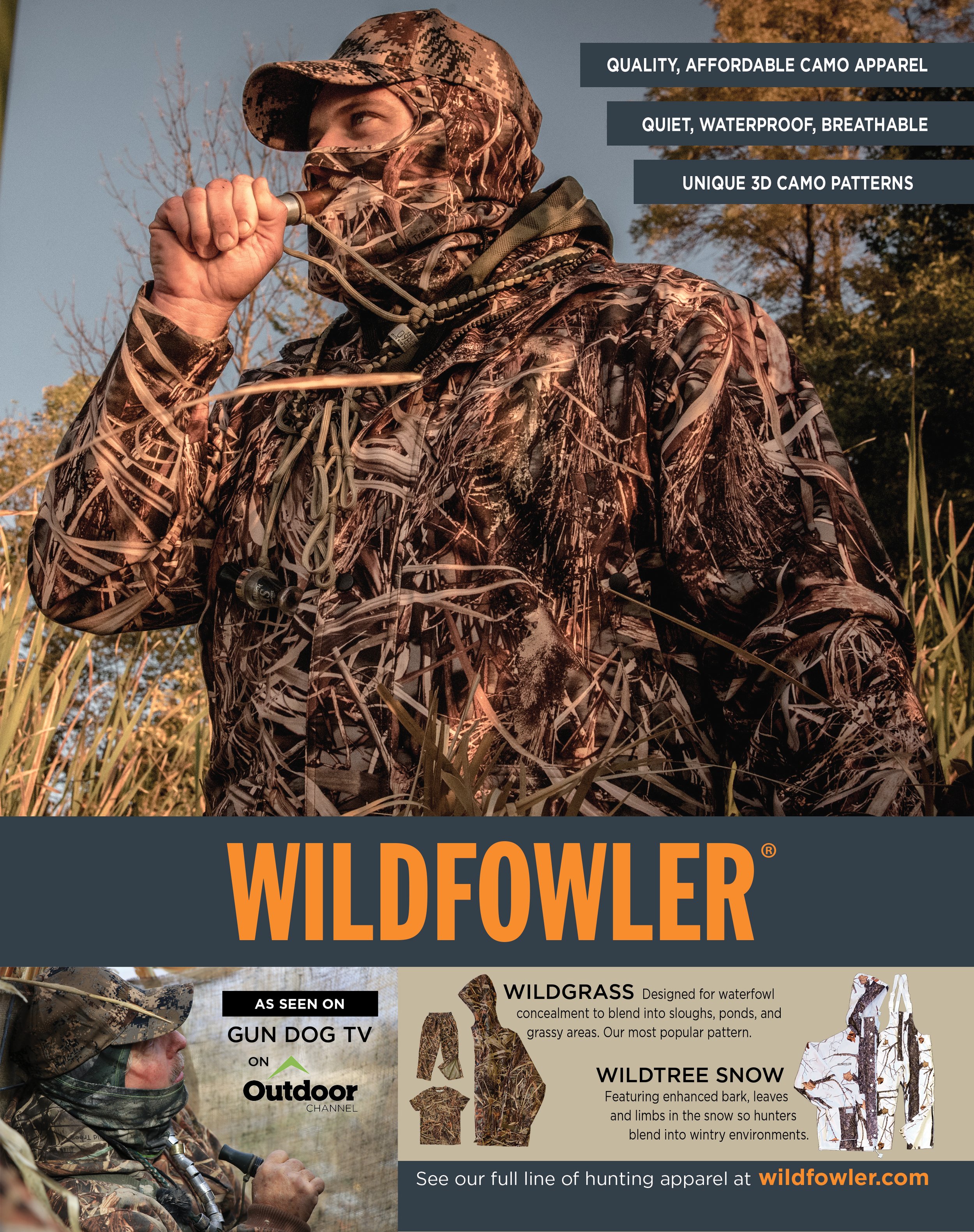 Wildfowler ad - Delta Waterfowl magazine.jpg