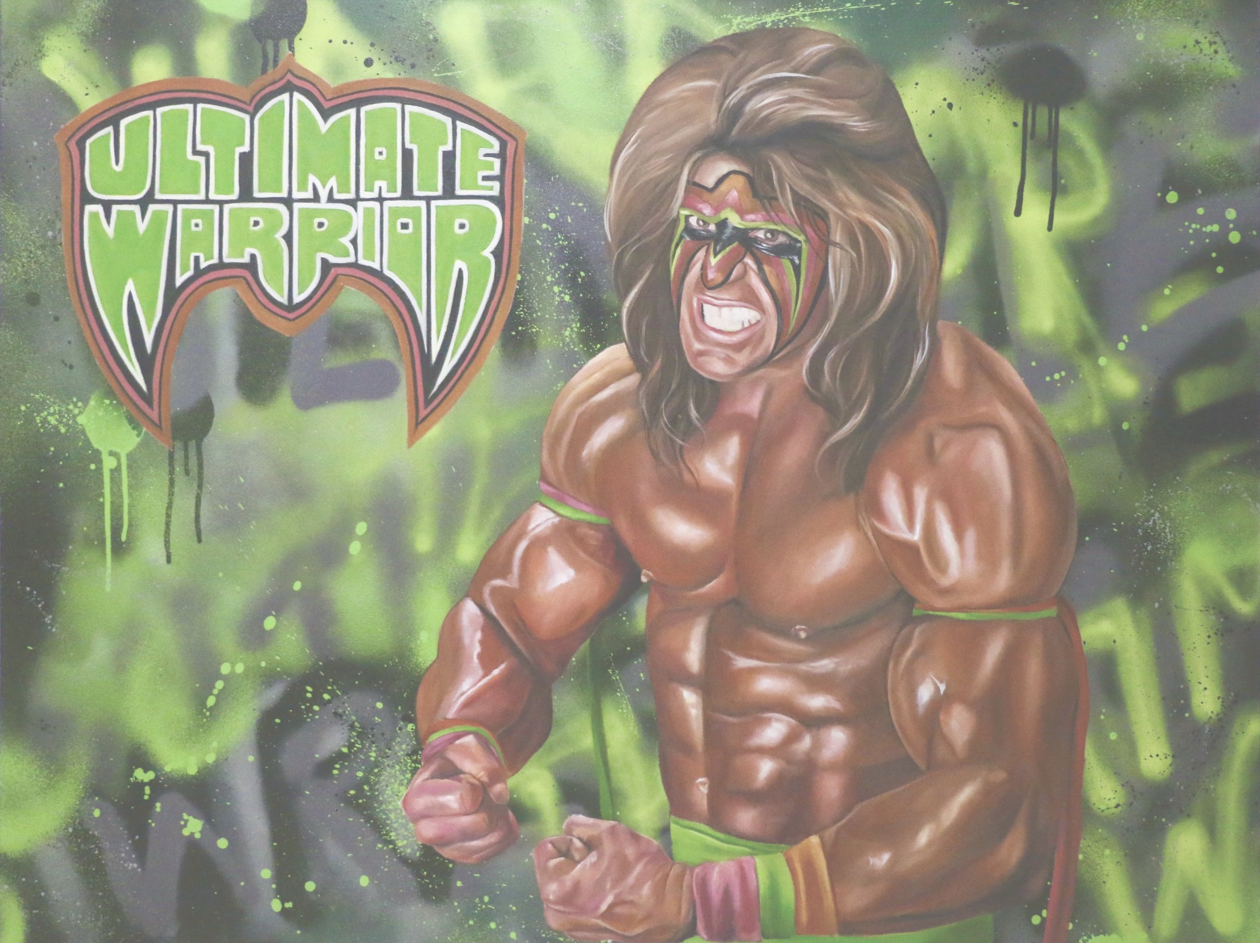 “The Ultimate Warrior” 36x48”