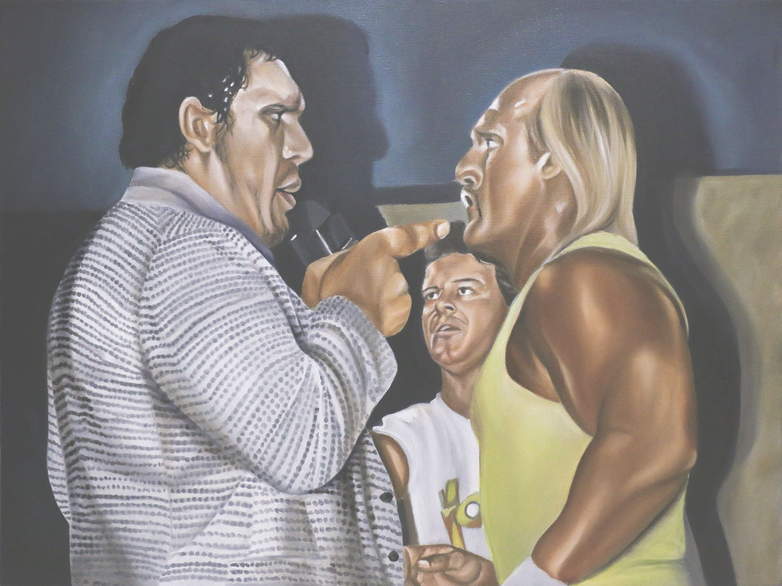 “Hogan and Andre” 18x24”