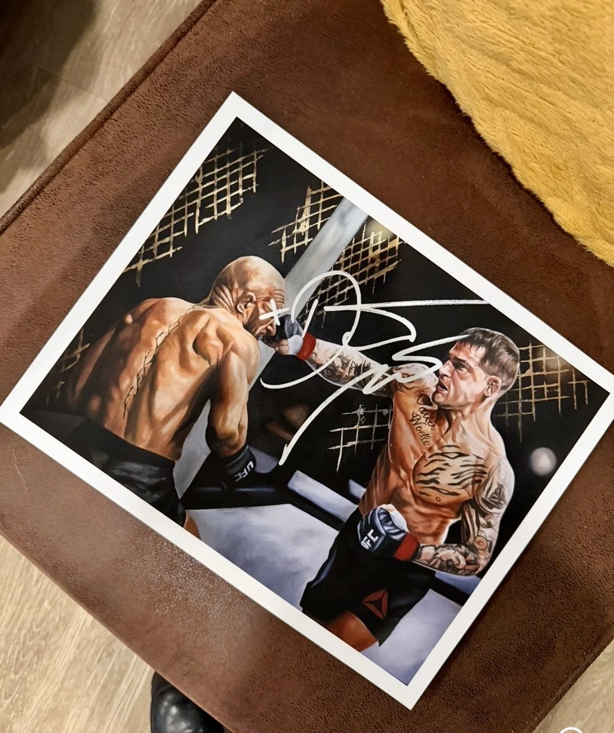 “The Diamond " 11x14" DUSTIN POIRIER SIGNED  Limited Edition Print
