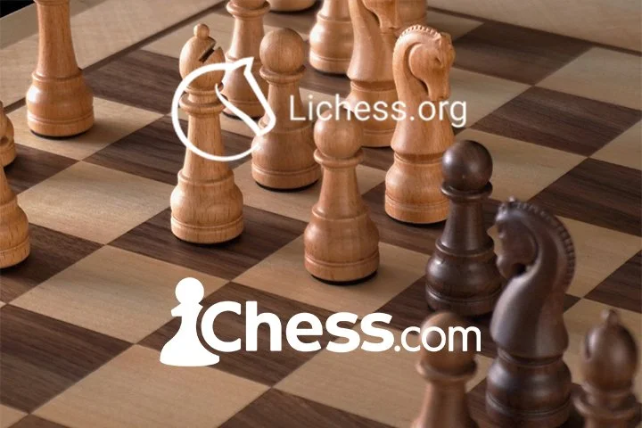 Logo of a horse's head outline with the text 'Lichess.org'