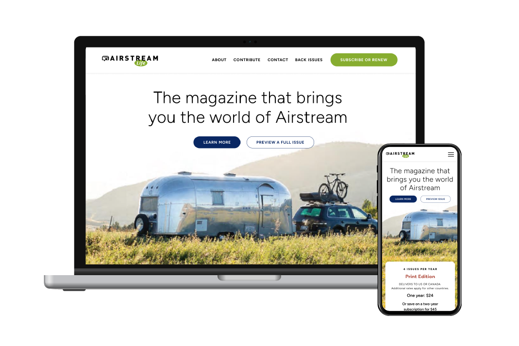 Airstream Life Website