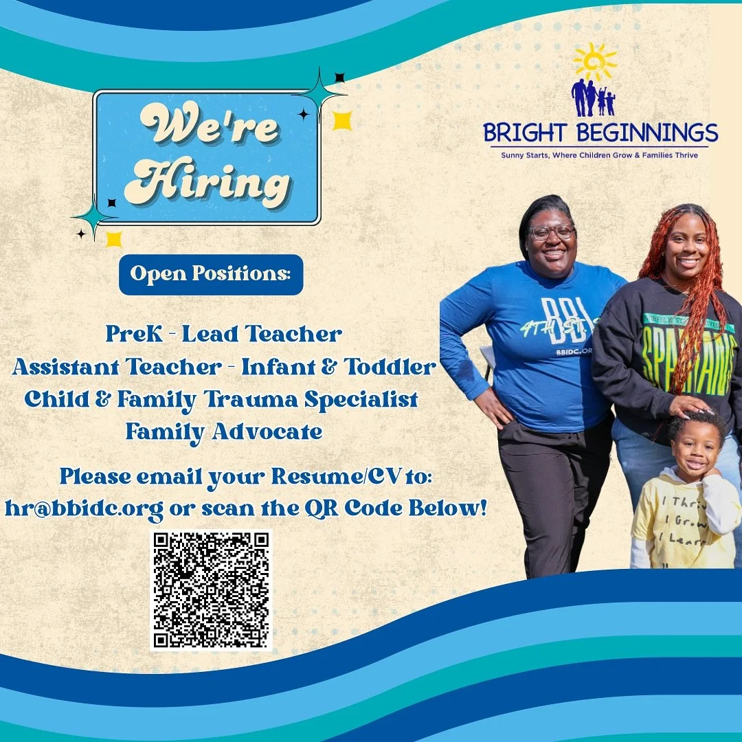 🌟 Join Our Bright Beginnings Family! 🌟
Do you have a heart for early childhood education and a passion for making a difference? We&rsquo;re looking for caring, dedicated individuals to join our team and help our families shine their brightest! 💛💙