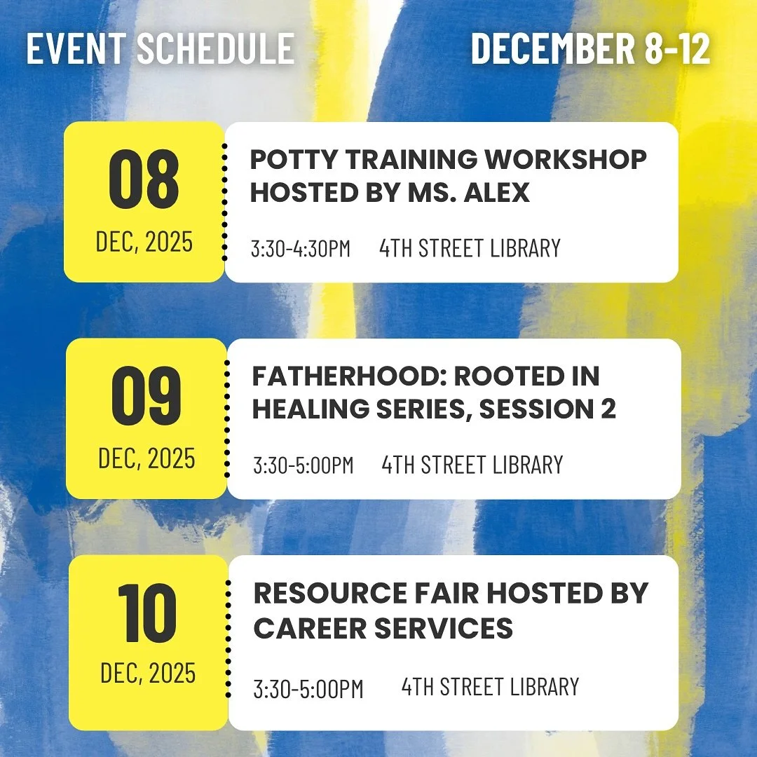Here&rsquo;s a look at the week ahead! Check out what&rsquo;s happening at BBI and stay in the loop! 💙💛