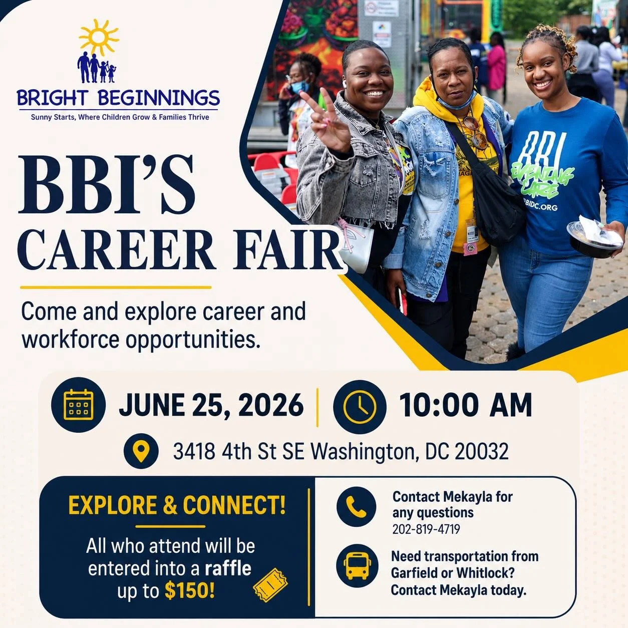 Join us at BBI&rsquo;s Career Fair on June 25, 2026, at 10:00 AM and connect with employers, explore workforce opportunities, and discover valuable resources to help you reach your goals.

Attendees will also be entered into a raffle for a chance to 