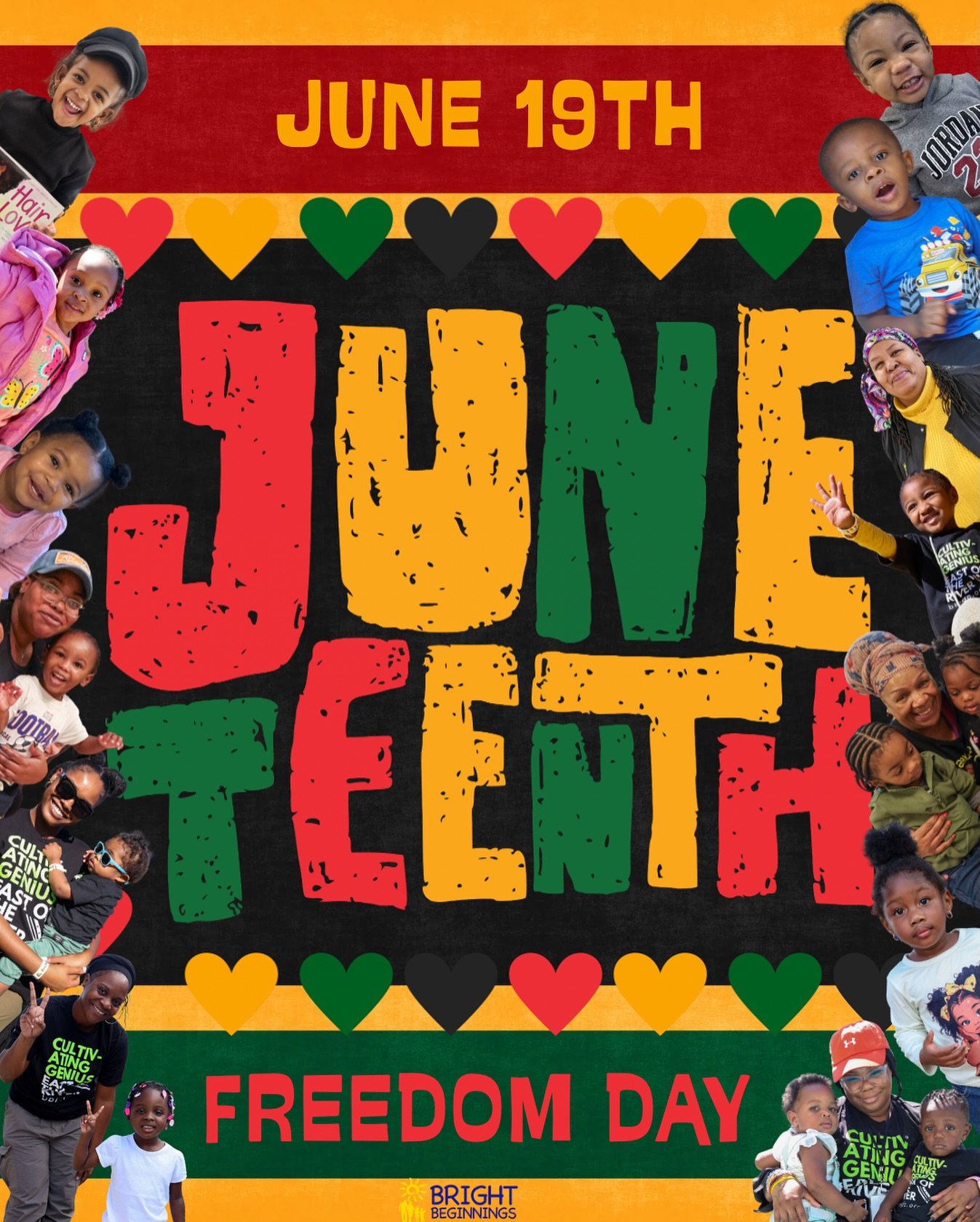 Today we celebrate Juneteenth, a powerful reminder of freedom, resilience, and the ongoing journey toward equality. As we honor this important day in history, we also celebrate the strength of our community, the richness of Black culture, and the bri