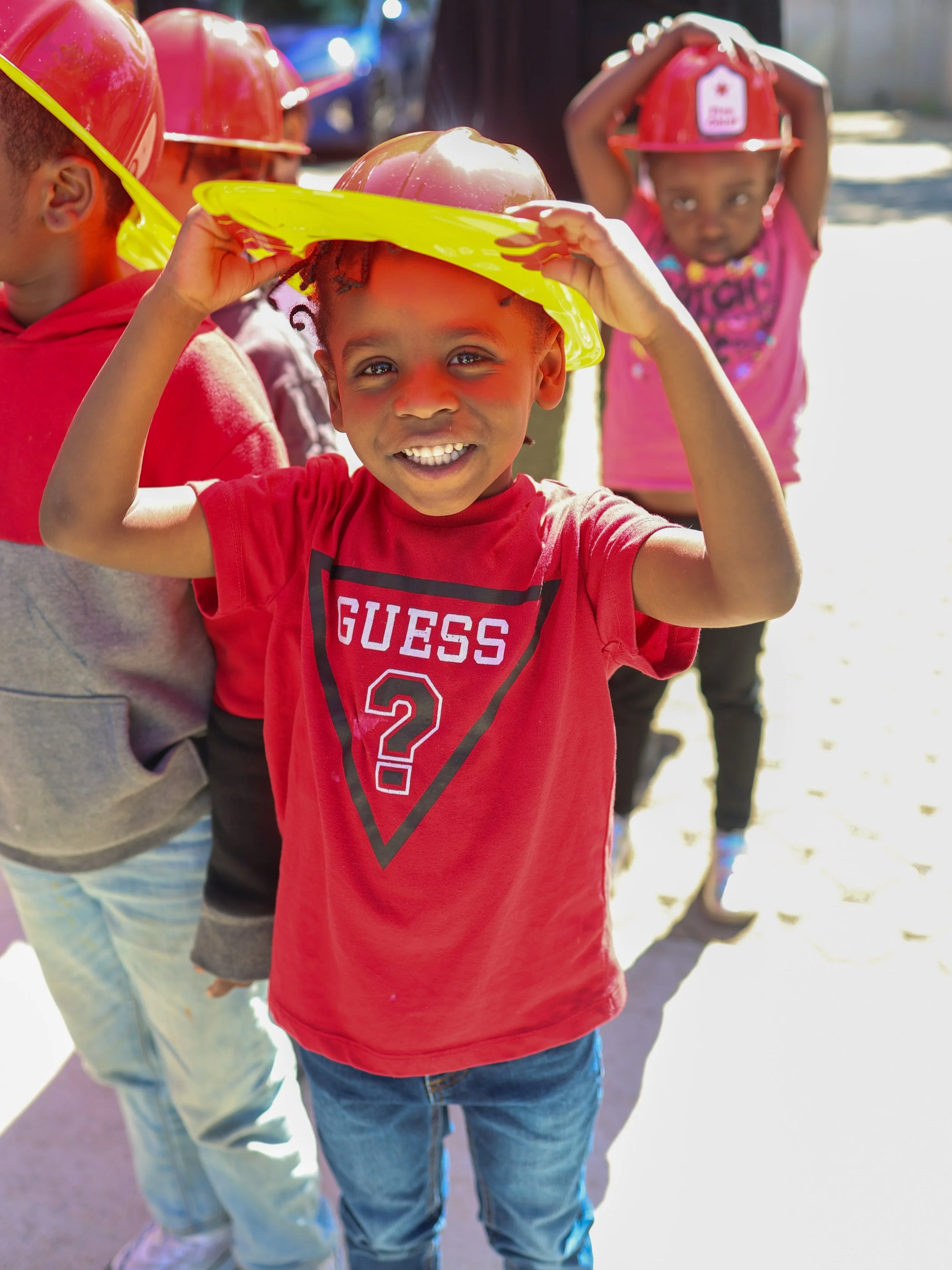 Things have been heating up across the DMV, but the coolest part of our week was welcoming Engine 25 to Bright Beginnings!

Our children had an unforgettable time exploring the fire truck, meeting our local firefighters, and learning important fire s