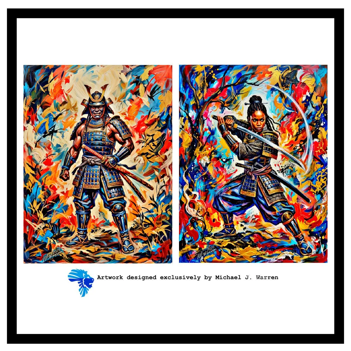 Black Samurai Set_18x24.jpg