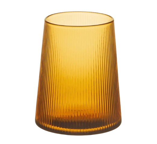 Ribbed Wine Glass