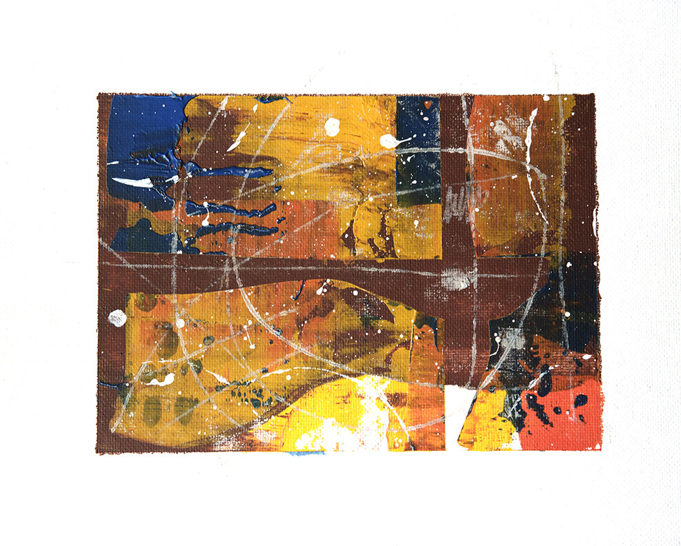 Untitled - Canvas panel 8" x 10" Acrylic & Oil - $125.00 