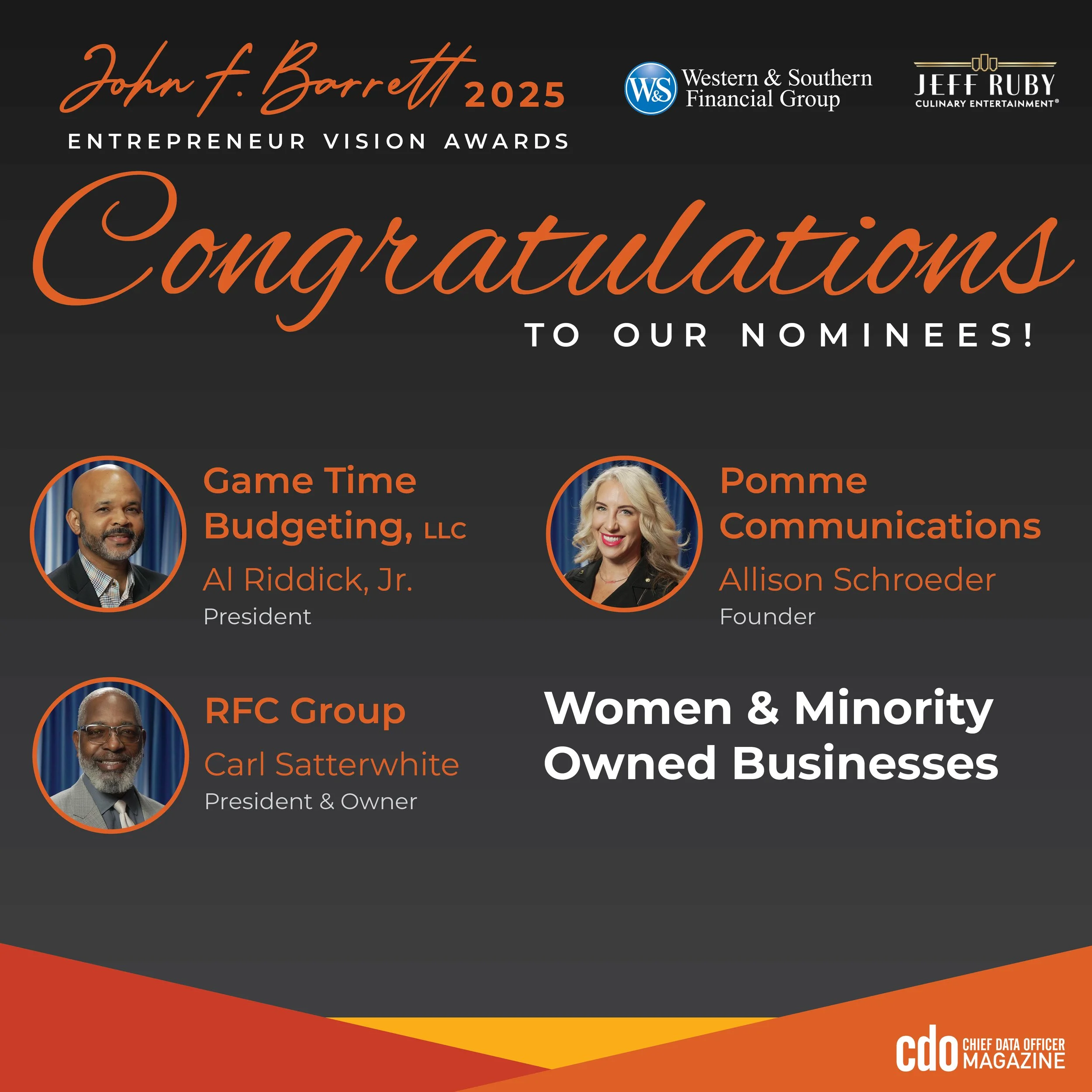 Allison Schroeder Finalist for Entrepreneur Vision Awards! 