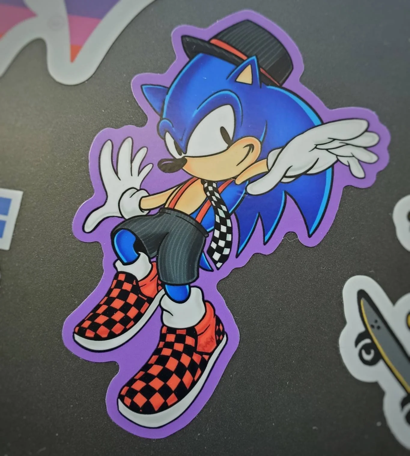 Skatta Go Fast vinyl sticker — Opalescent Eel Illustration & Design