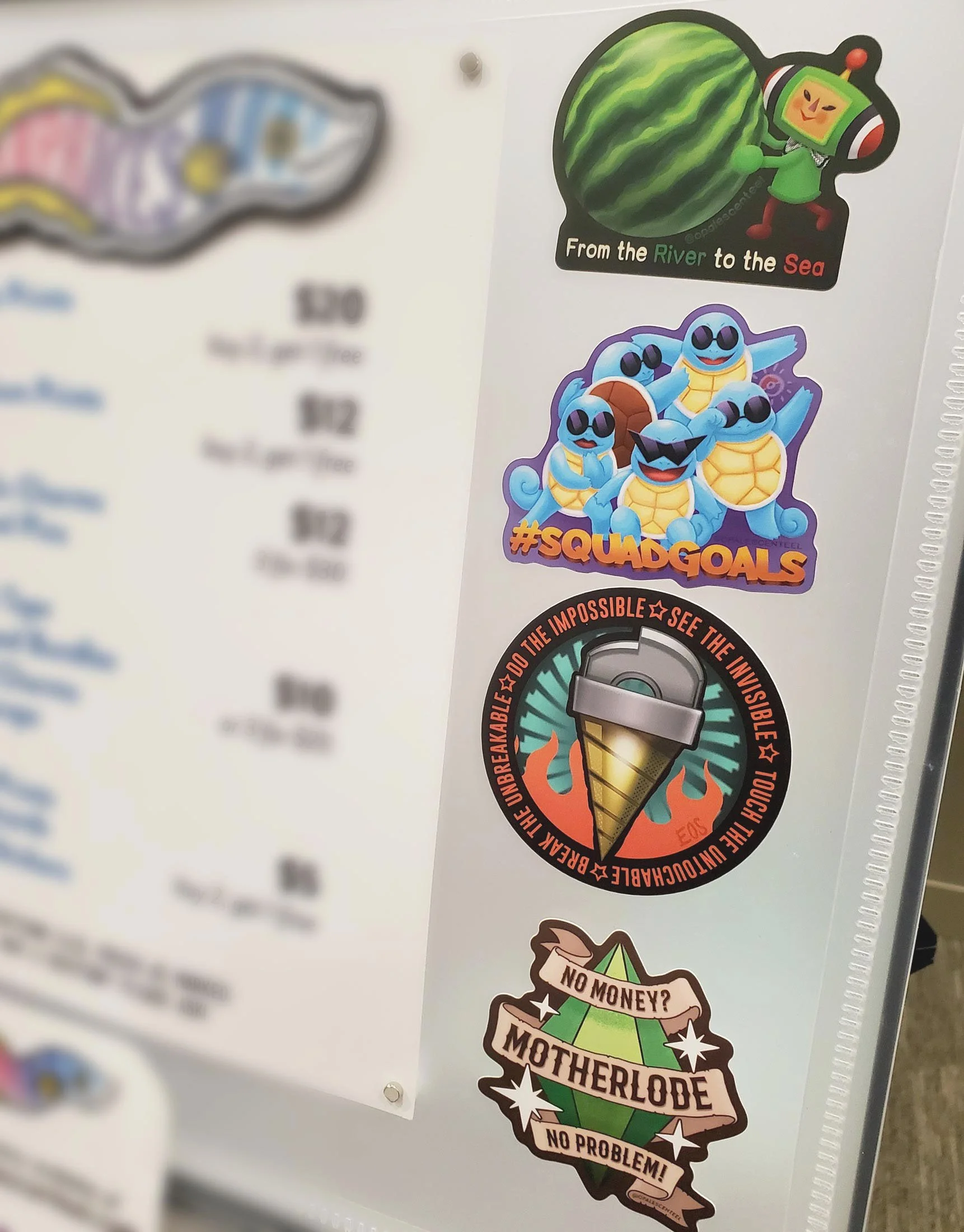 Roll It Up vinyl sticker (PCRF Charity Sticker) — Opalescent Eel ...