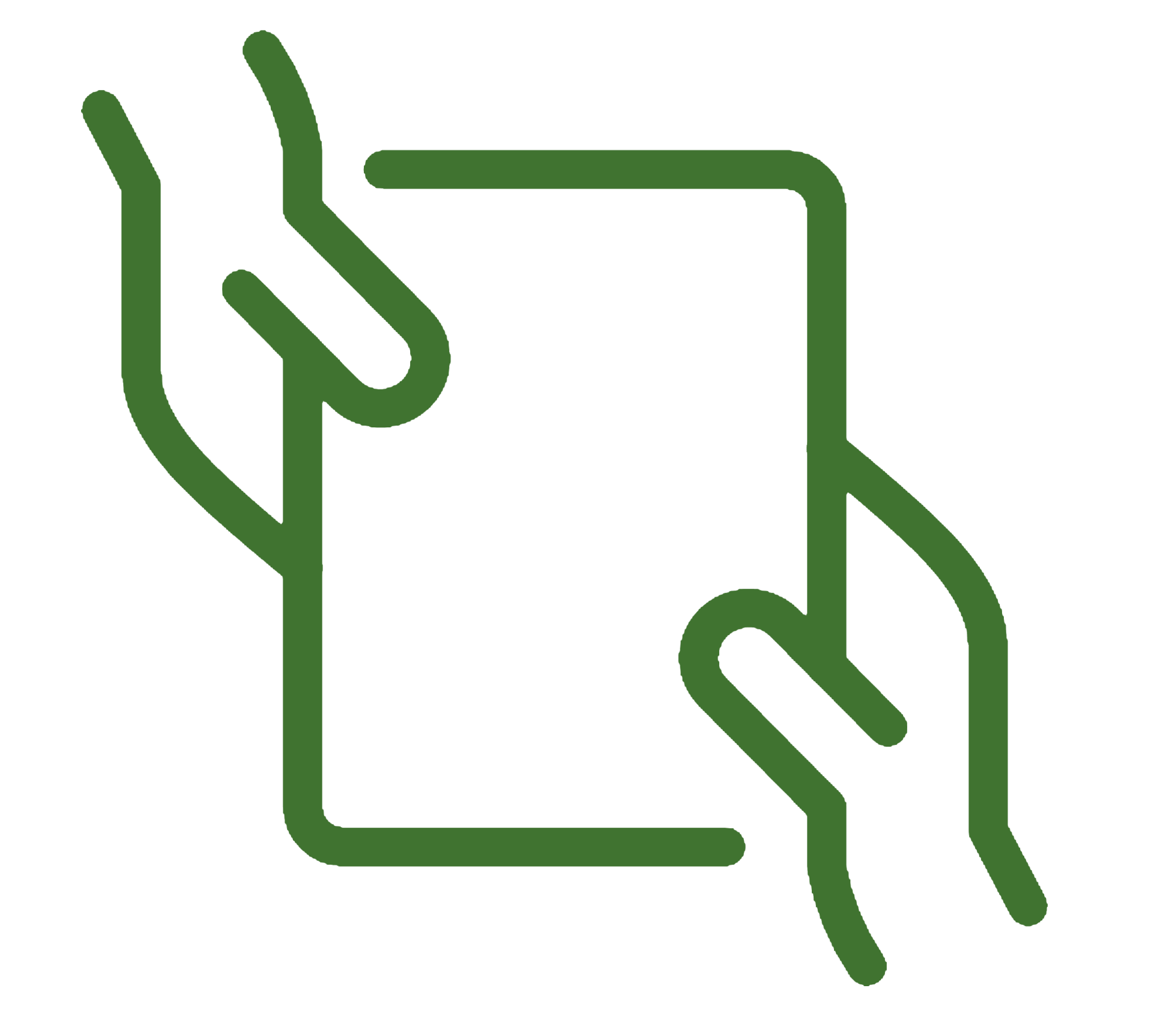 icon of 2 hands holding a document