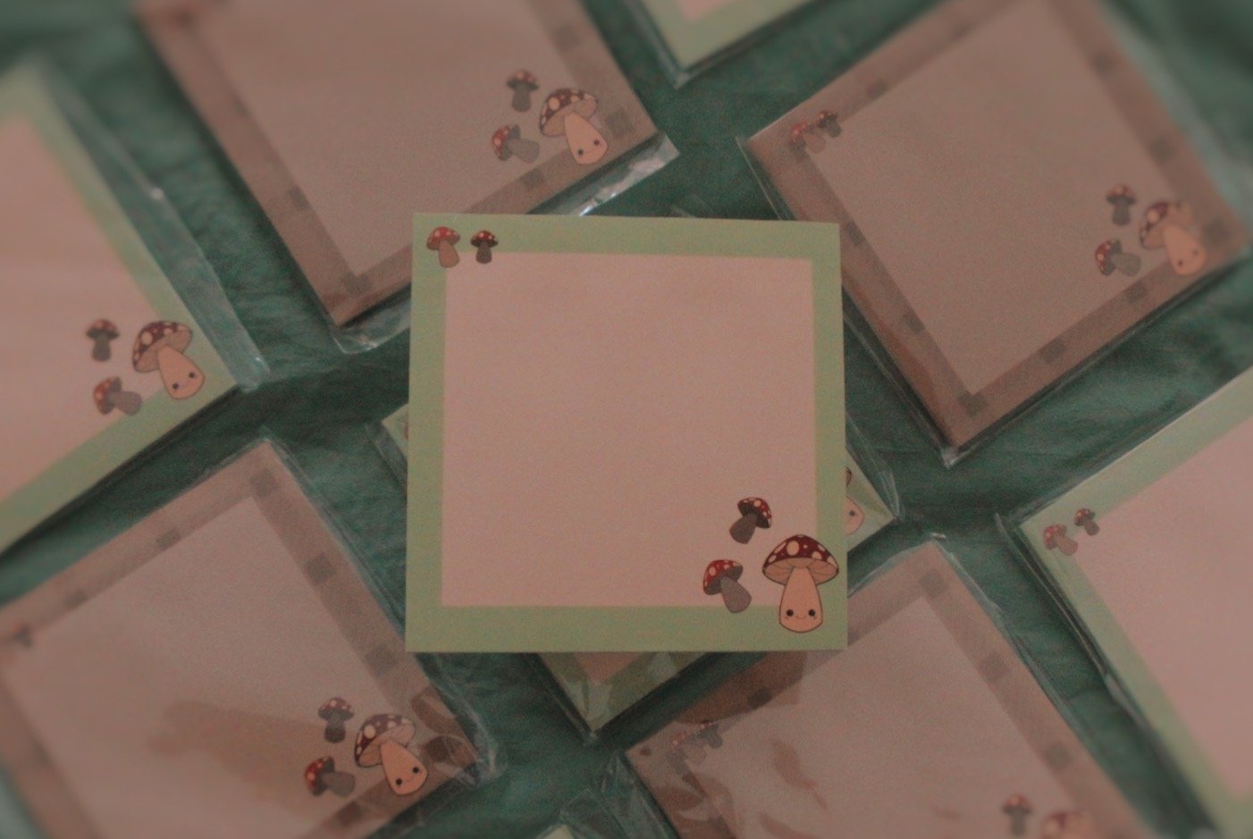 Green Sticky Notepad