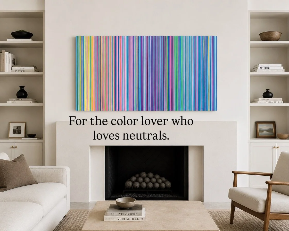 If your style is more &ldquo;quiet luxury&rdquo; than &ldquo;look at me,&rdquo; but you still crave color, meet Pulse. At 36x72 inches, it&rsquo;s the perfect way to bring energy, warmth, and personality into a neutral space. 

Love it but don&rsquo;