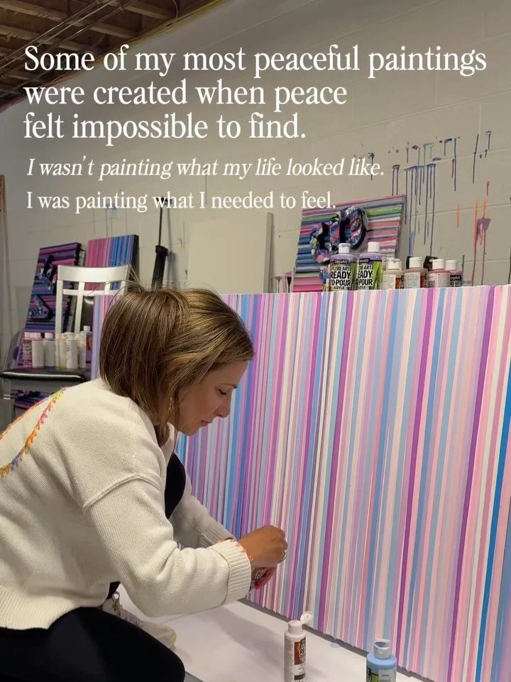 I believe we can surround ourselves with the feelings we need most.

That&rsquo;s the heart behind every painting I create, and it&rsquo;s exactly how &ldquo;Exhale&rdquo; came to life.

This original abstract painting was inspired by one of the hard