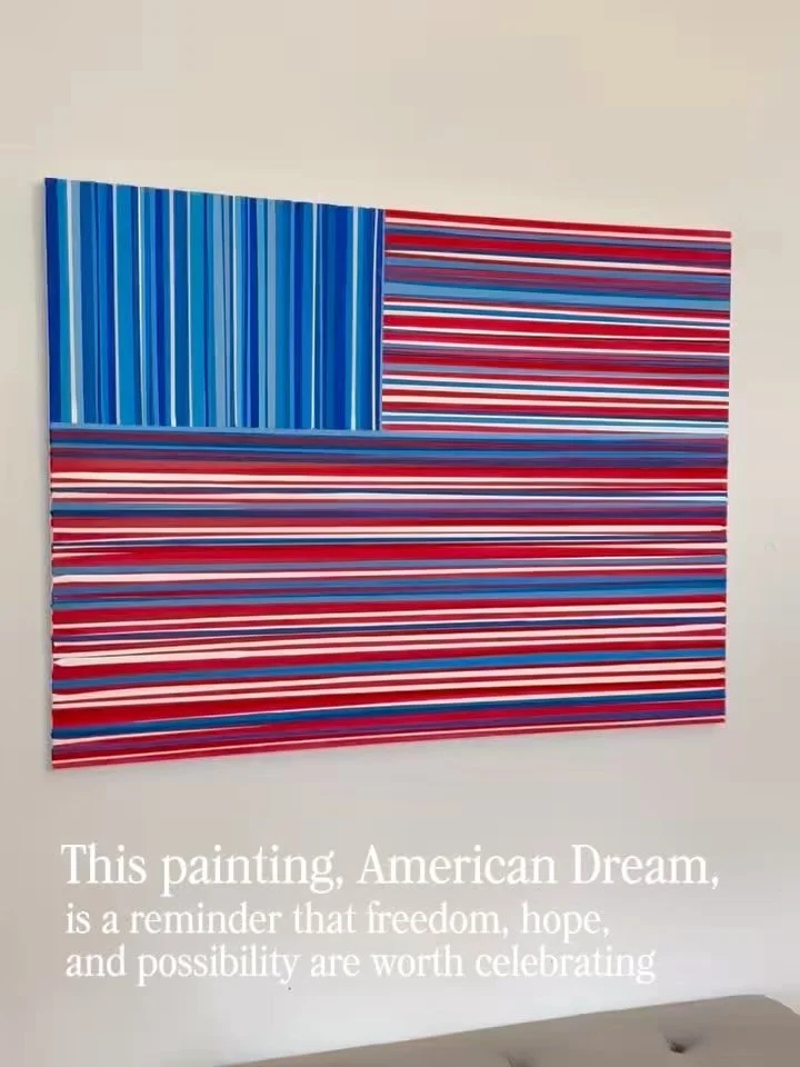 Today, I&rsquo;m celebrating the feelings this piece was created to represent.

American Dream is a reminder that hope, freedom, and possibility are worth holding onto. No matter where you are in your story, there&rsquo;s always room to dream, grow, 