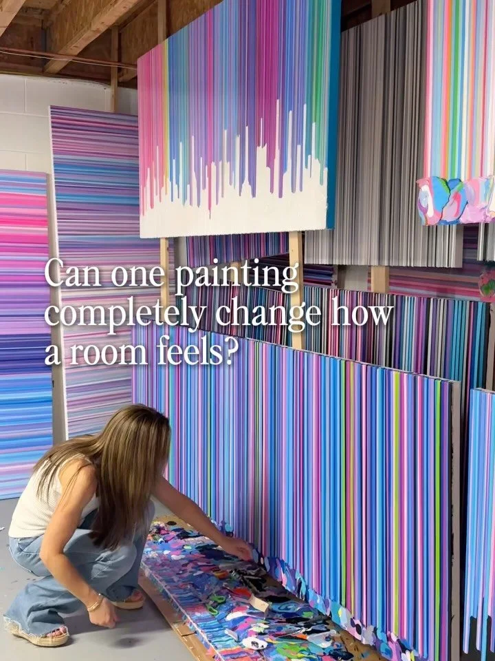 You spend so much time choosing the people around you.

Why not be just as intentional about the space you come home to every day?

A painting isn&rsquo;t something you notice once. 
You walk past it every morning.
You see it after a long day.
It&rsq