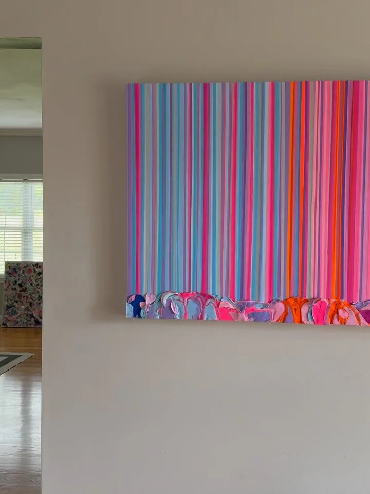 One of my favorite places for art is a hallway.

It&rsquo;s a space we walk through every single day, sometimes without really thinking about it &mdash; but the right painting can completely change how it feels.

Variations hangs in my own hallway ri