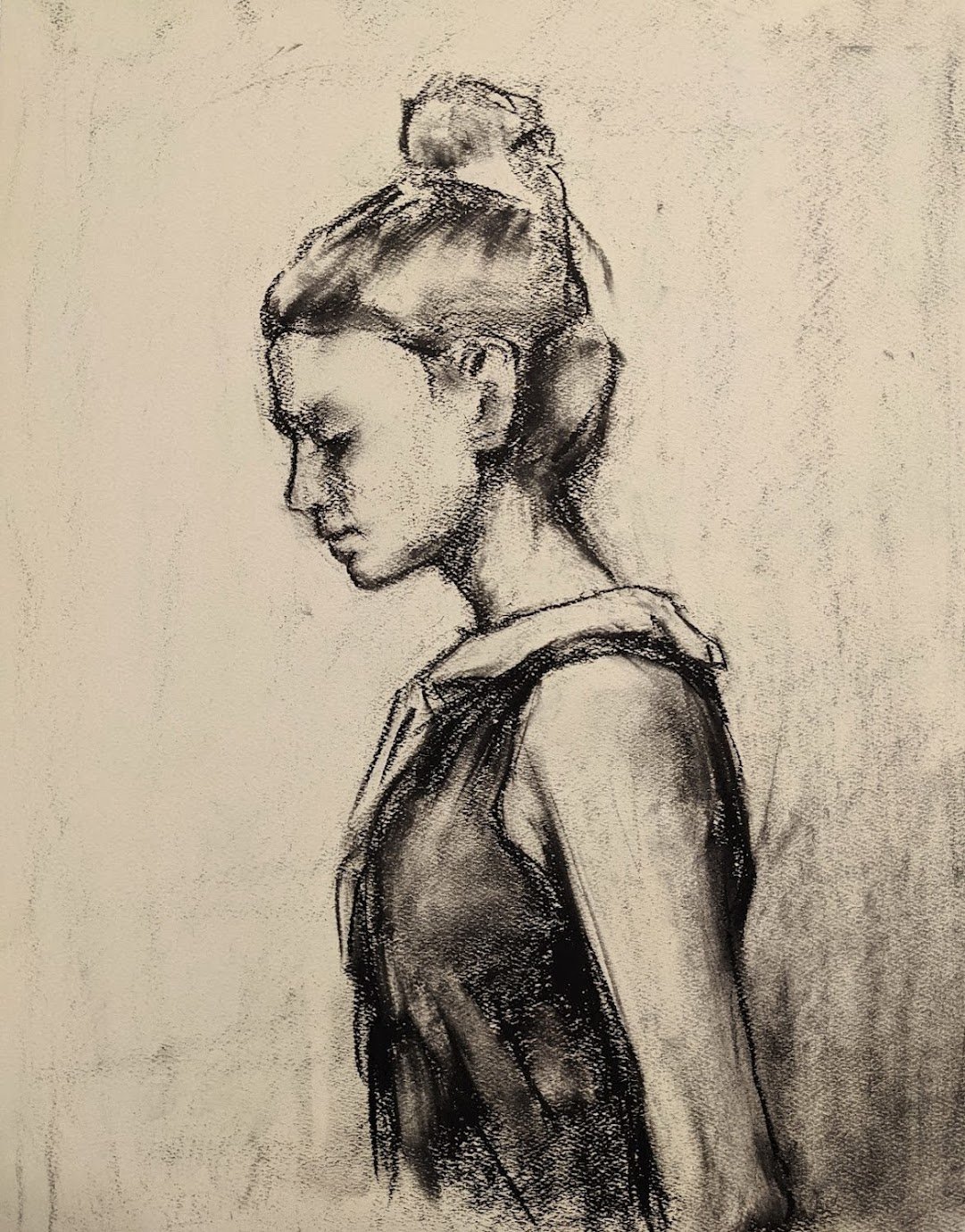 Profile of a woman