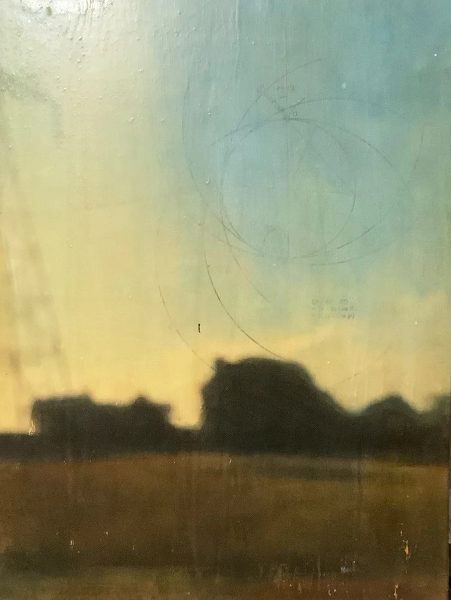 Untitled, 12x16 Mixed media transfer // Ollie Wagner