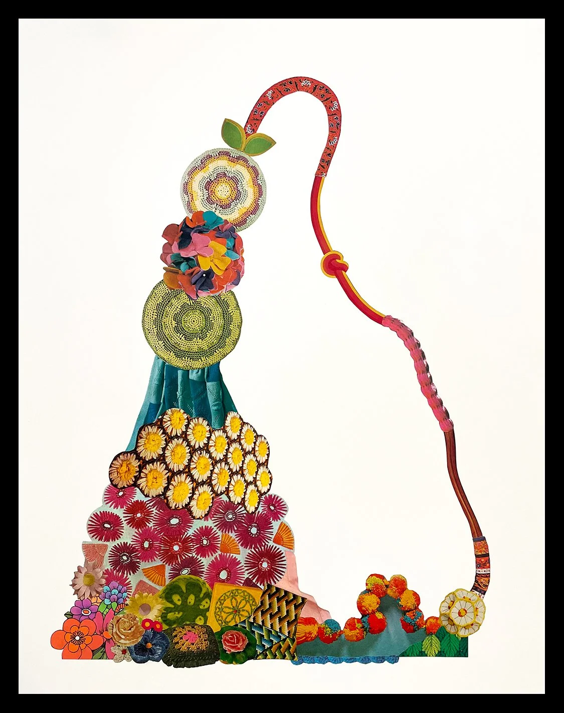 "Maxine", 20x24 Collage, framed // Tonya Thornton