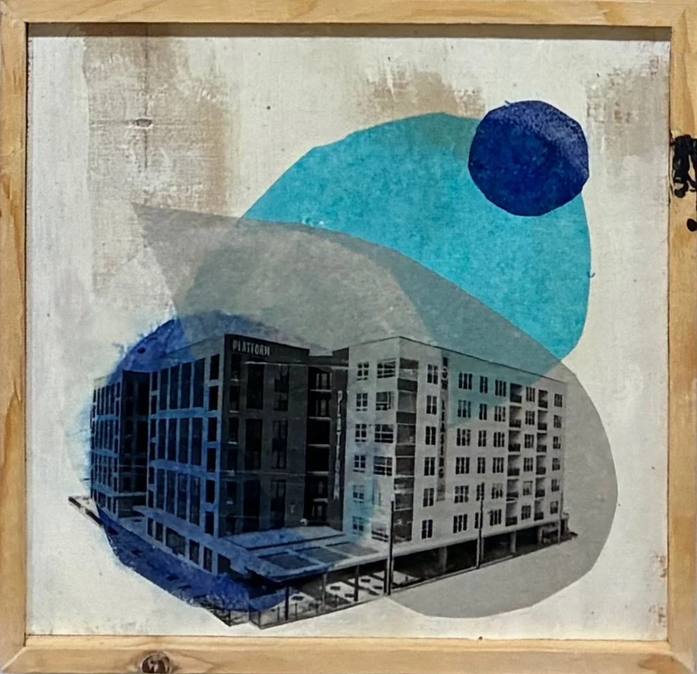 "Untitled 4", 8x8 Photo transfer, mixed media // Erin Ives & Ollie Wagner
