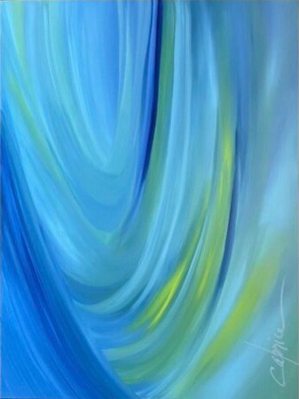 "We All Need Soothing Now and Then", 30x40 Acrylic on canvas // Caprice McNeill