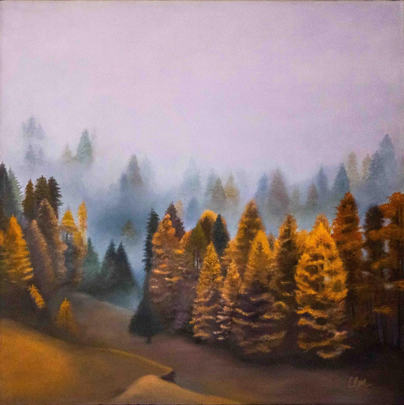 "Tennessee Morning", 36x36 Oil on canvas // Christina Stock