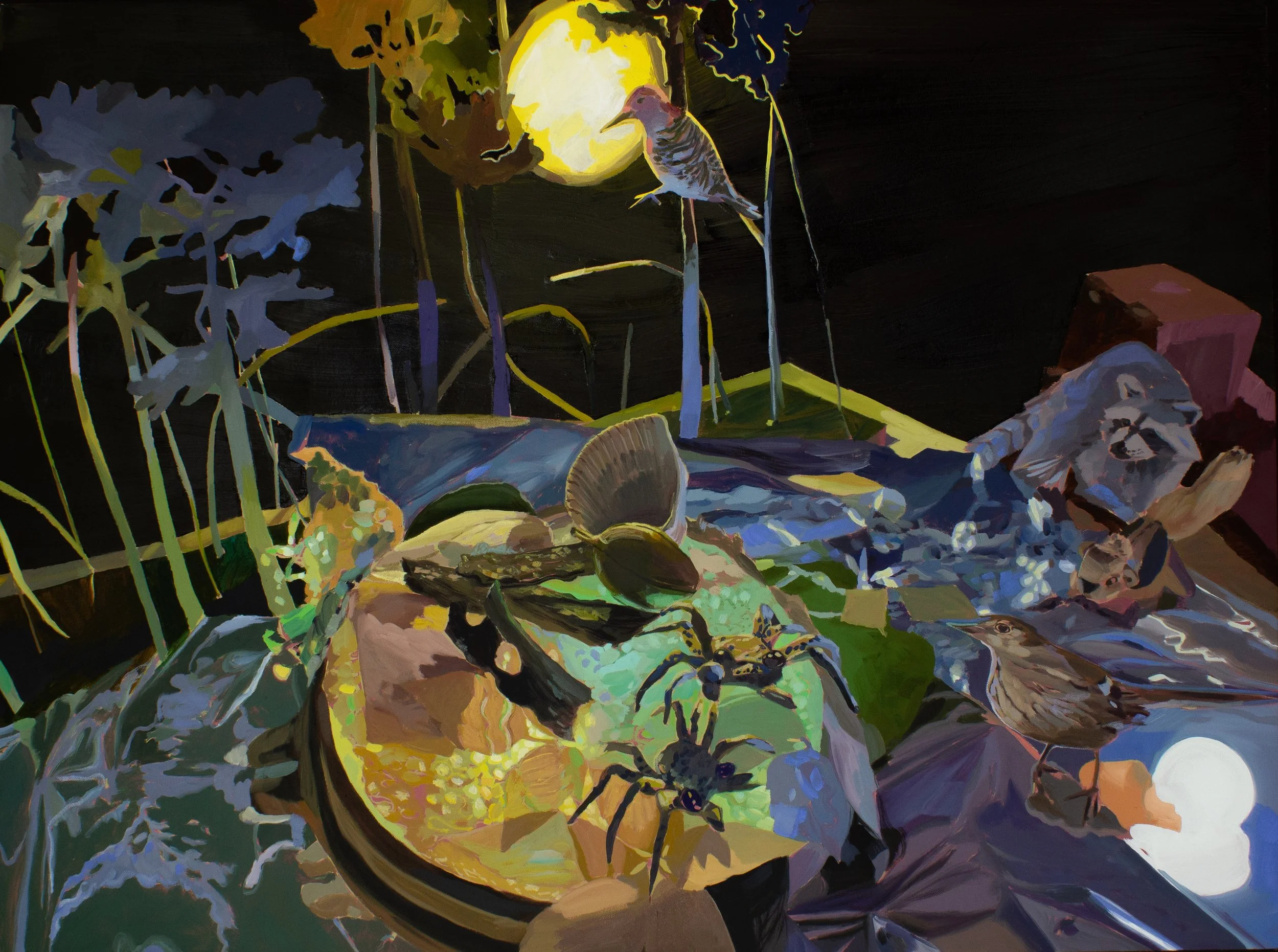 "Cauldron One", 40x30 oil on canvas // Annie Blazejack + Geddes Levinson