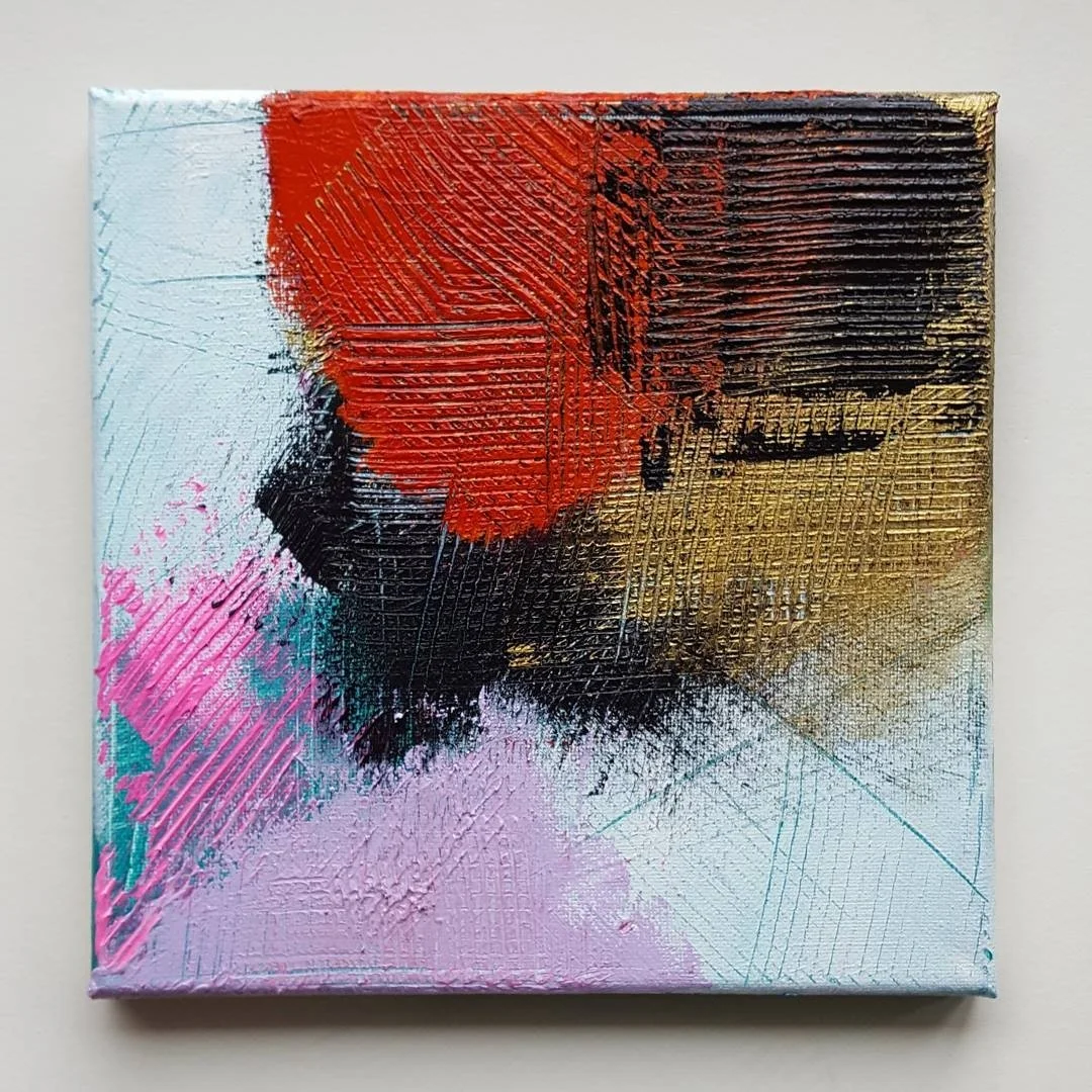 8x8 Acrylic on canvas // Amy Stone