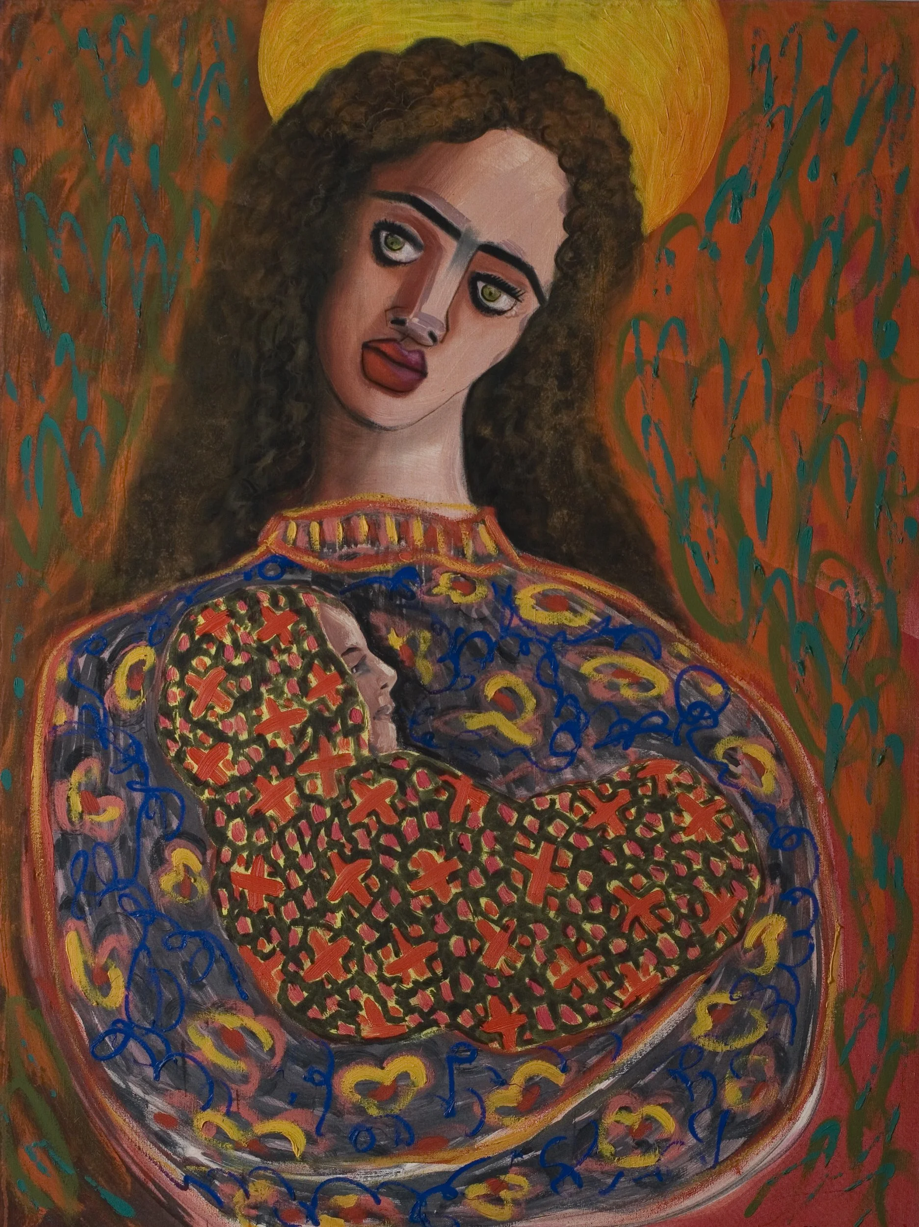 "Brooklyn", 36x48 oil on canvas // Renzo Ortega