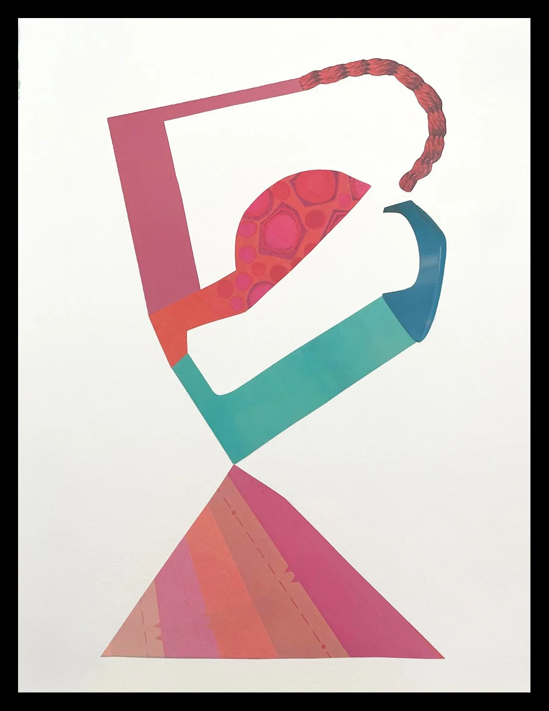 "Kismet", 20x24 Collage, framed // Tonya Thornton