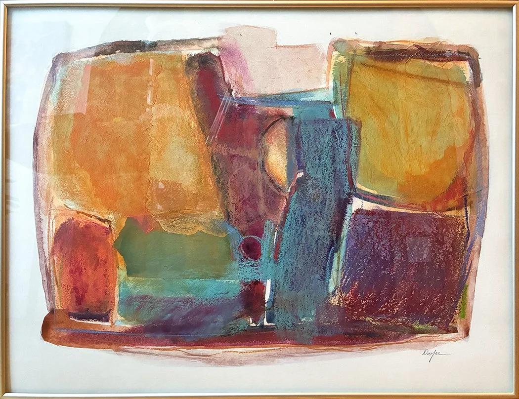 29x22 Mixed media, framed