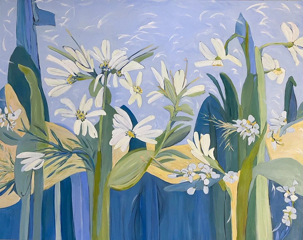 "April's Breath", 60x48 Oil on canvas //Dawn Rozzo