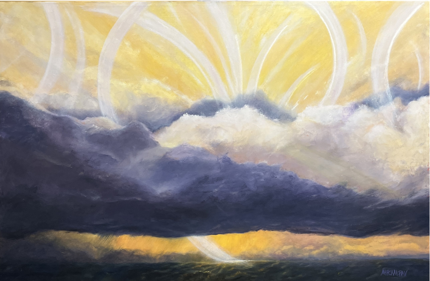 "Above the Storms", 36x24 Oil on canvas // Marcia Moran