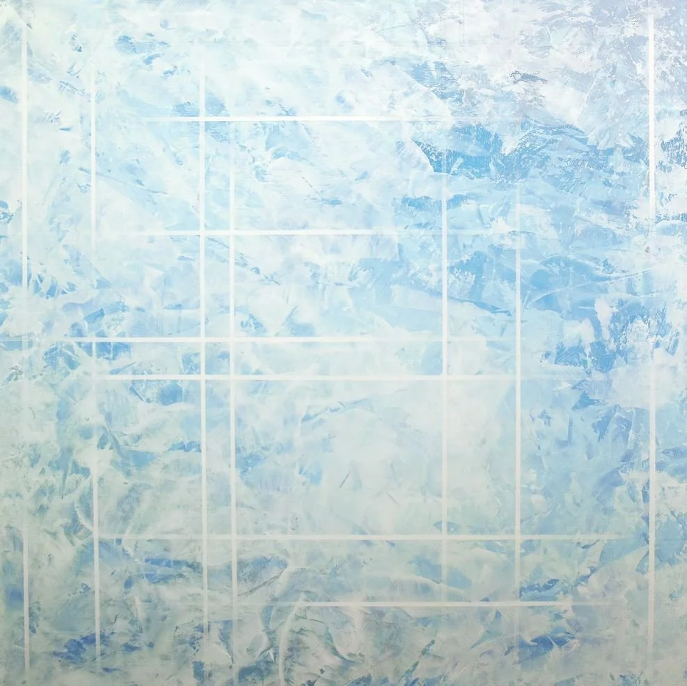 "Do You Remember?", 36x36 Acrylic on panel // Jackie Sanders